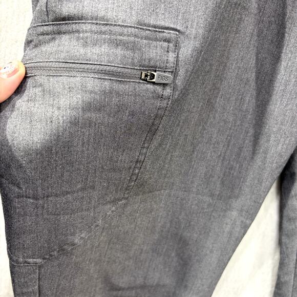 Figs Size XXL Scrub Pants Zamora Jogger Graphite Gray Slim Fit Stretch Waist - Picture 7 of 12